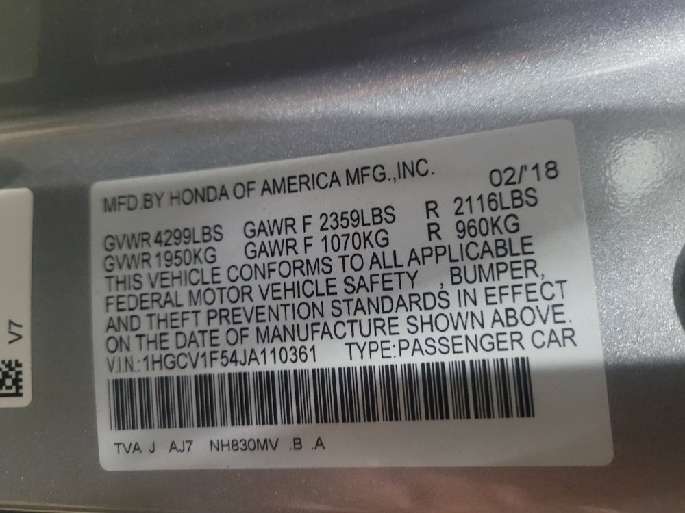 Used 2018 Honda Accord EX-L image 33