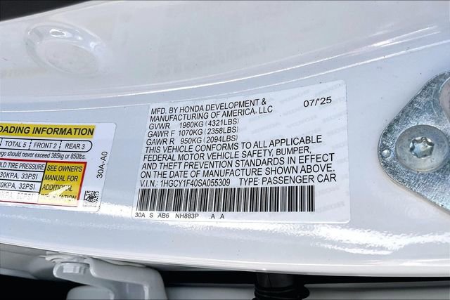 Used 2025 Honda Accord SE image 33