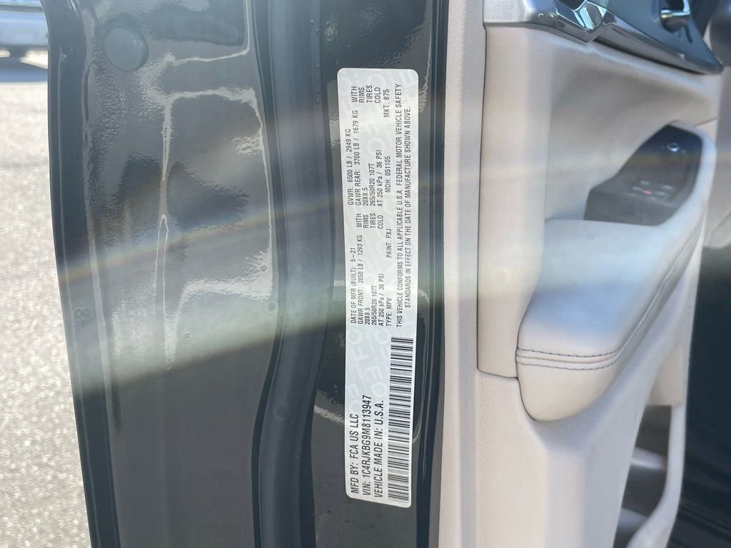 Used 2021 Jeep Grand Cherokee L Limited w/ Luxury Tech Group II image 33