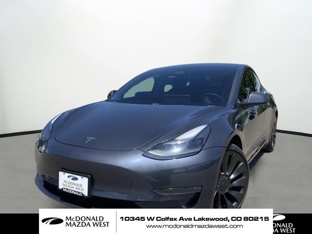 Used 2021 Tesla Model 3 Performance AWD/4WD image 1
