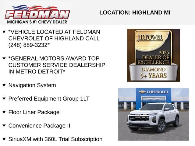 New 2026 Chevrolet Equinox LT w/ Convenience Package II FWD image 3