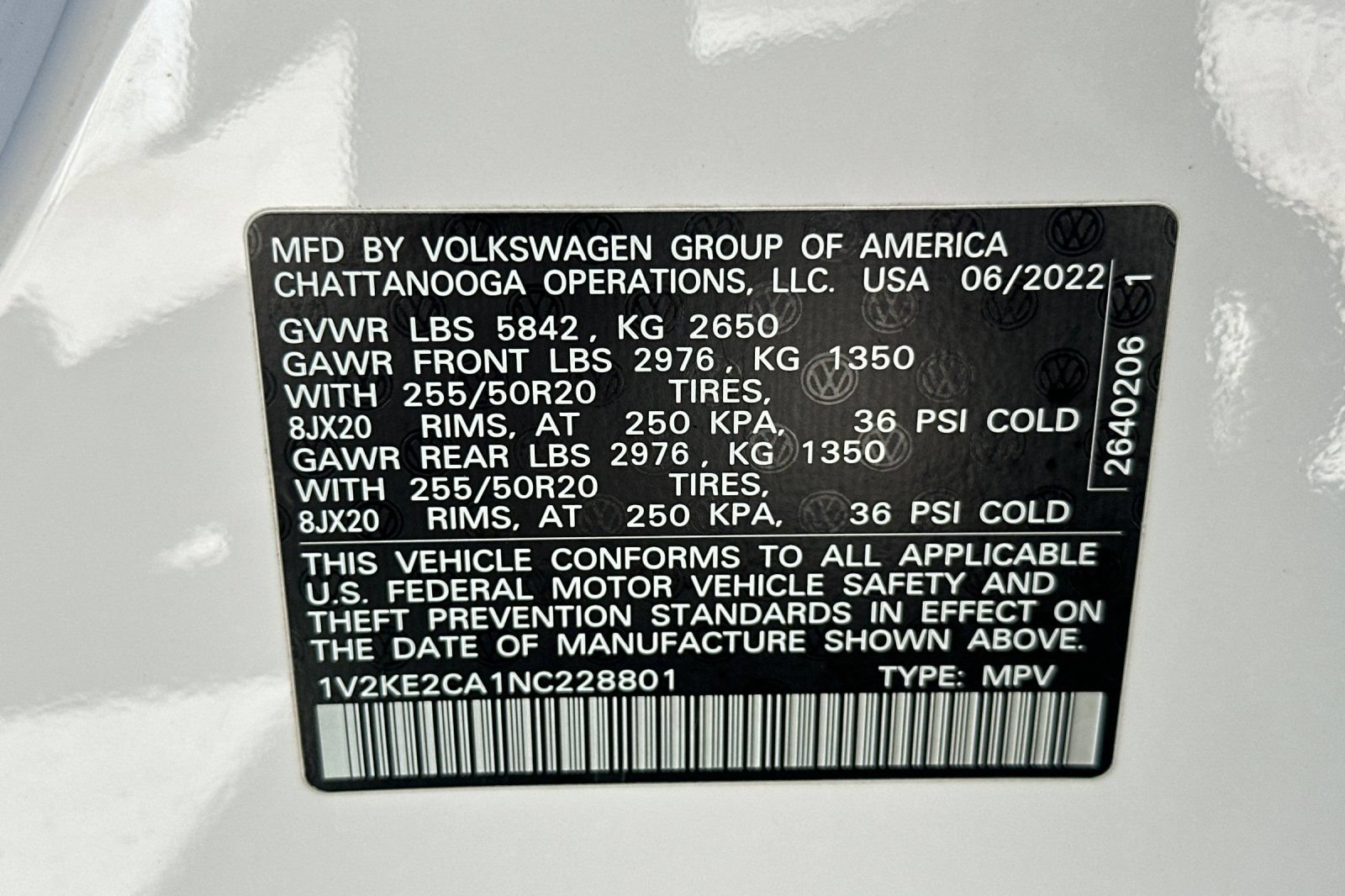 Used 2022 Volkswagen Atlas Cross Sport SE AWD/4WD image 37