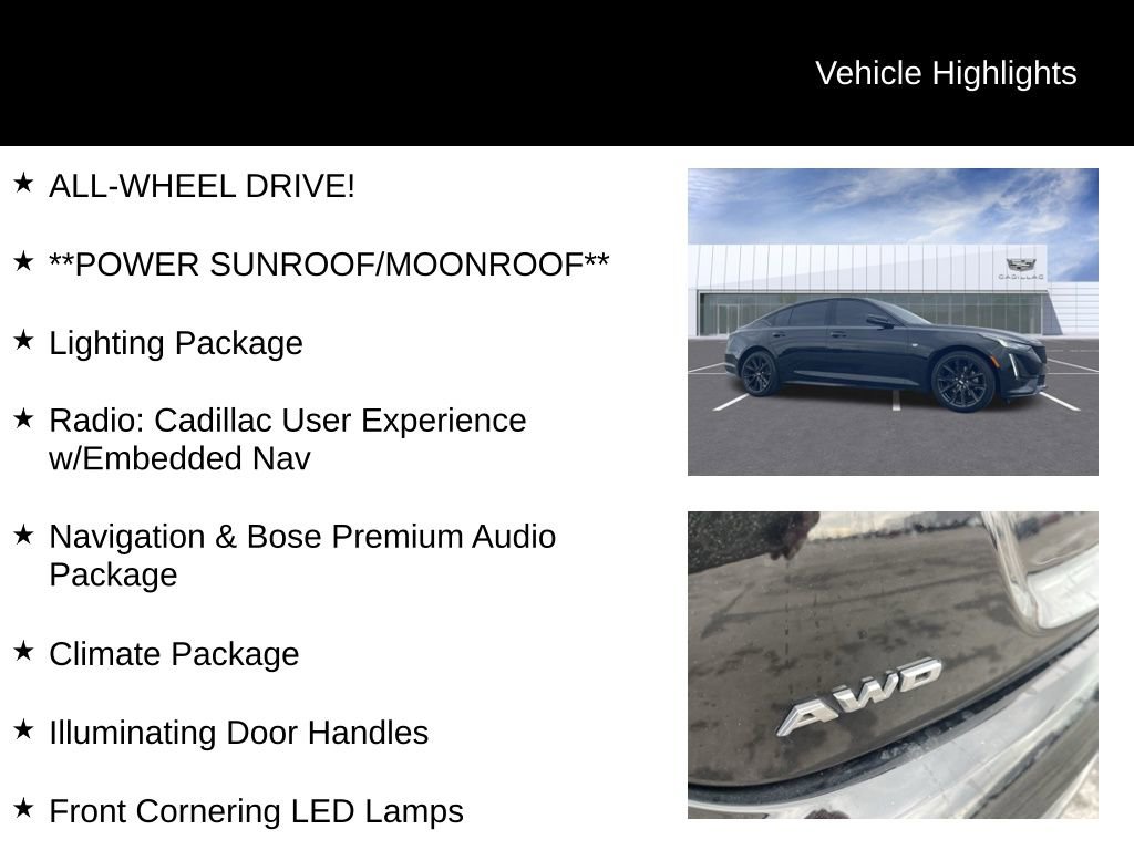 Certified 2023 Cadillac CT5 Sport image 10