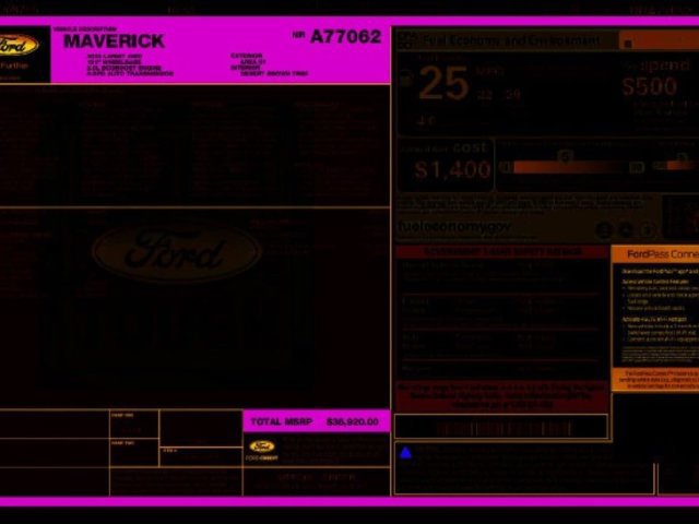 Used 2022 Ford Maverick Lariat w/ Lariat Luxury Package AWD/4WD image 39