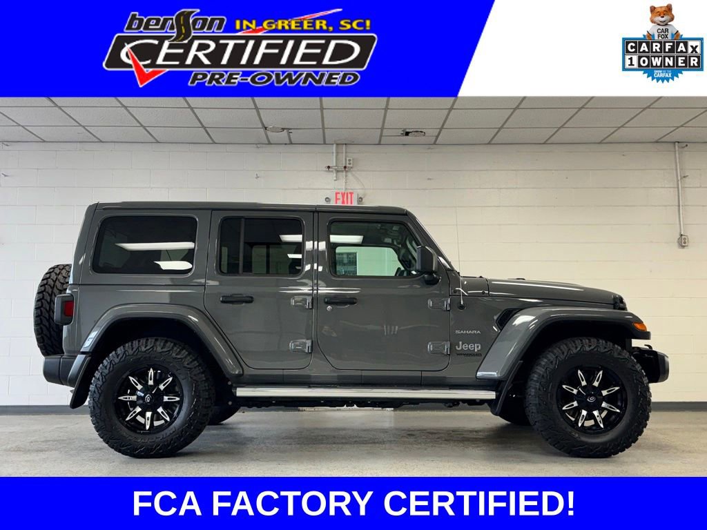 Certified 2021 Jeep Wrangler Unlimited Sahara AWD/4WD video 1