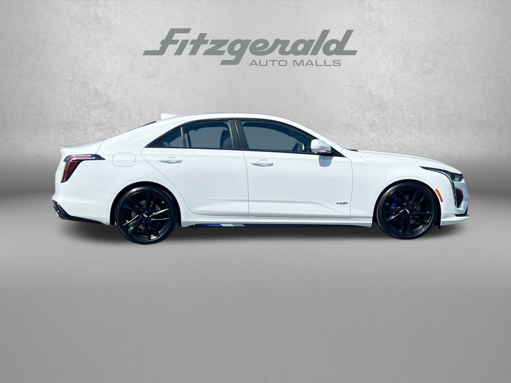 Certified 2024 Cadillac CT4 V w/ LPO, Blue Accent Package RWD image 3
