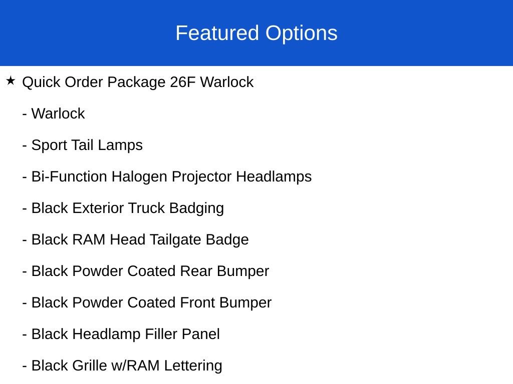 Certified 2024 RAM 1500 Classic Warlock image 2