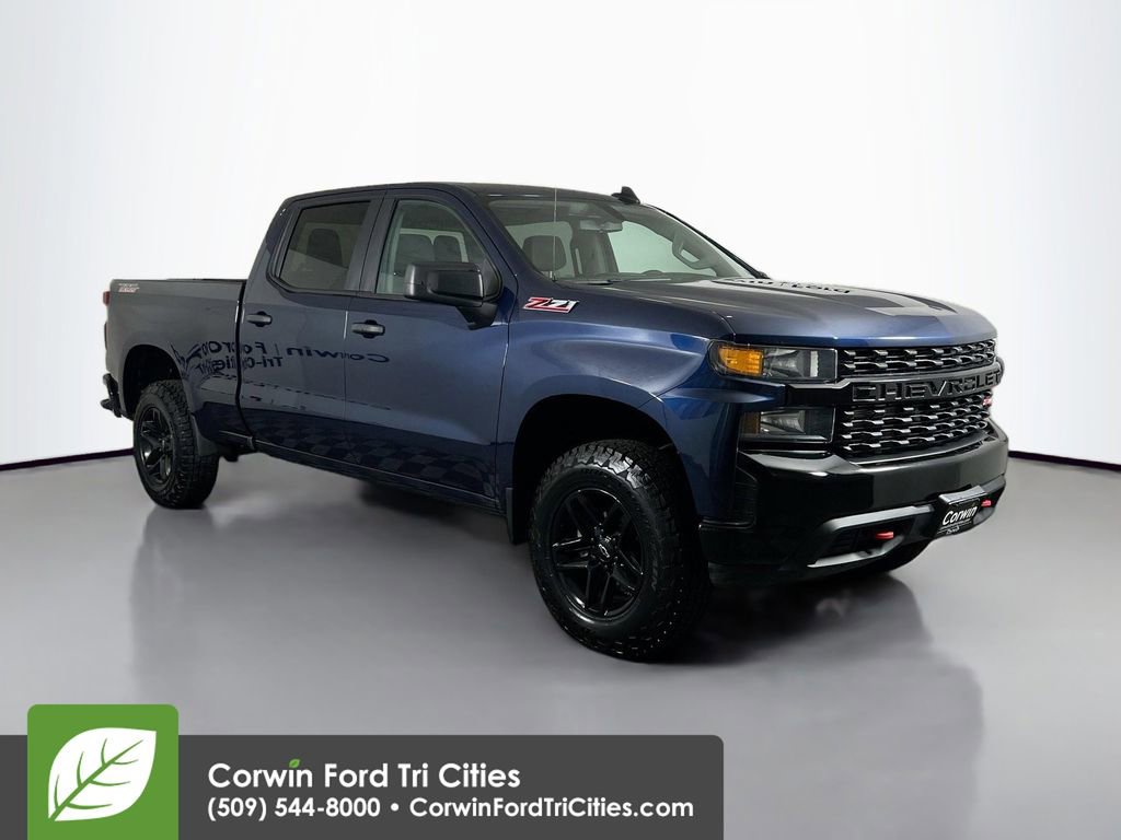 Used 2021 Chevrolet Silverado 1500 Custom Trail Boss w/ LPO, Dark Essentials Package
