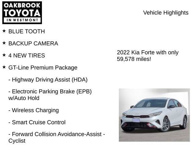 Used 2022 Kia Forte GT-Line w/ GT-Line Premium Package FWD image 8