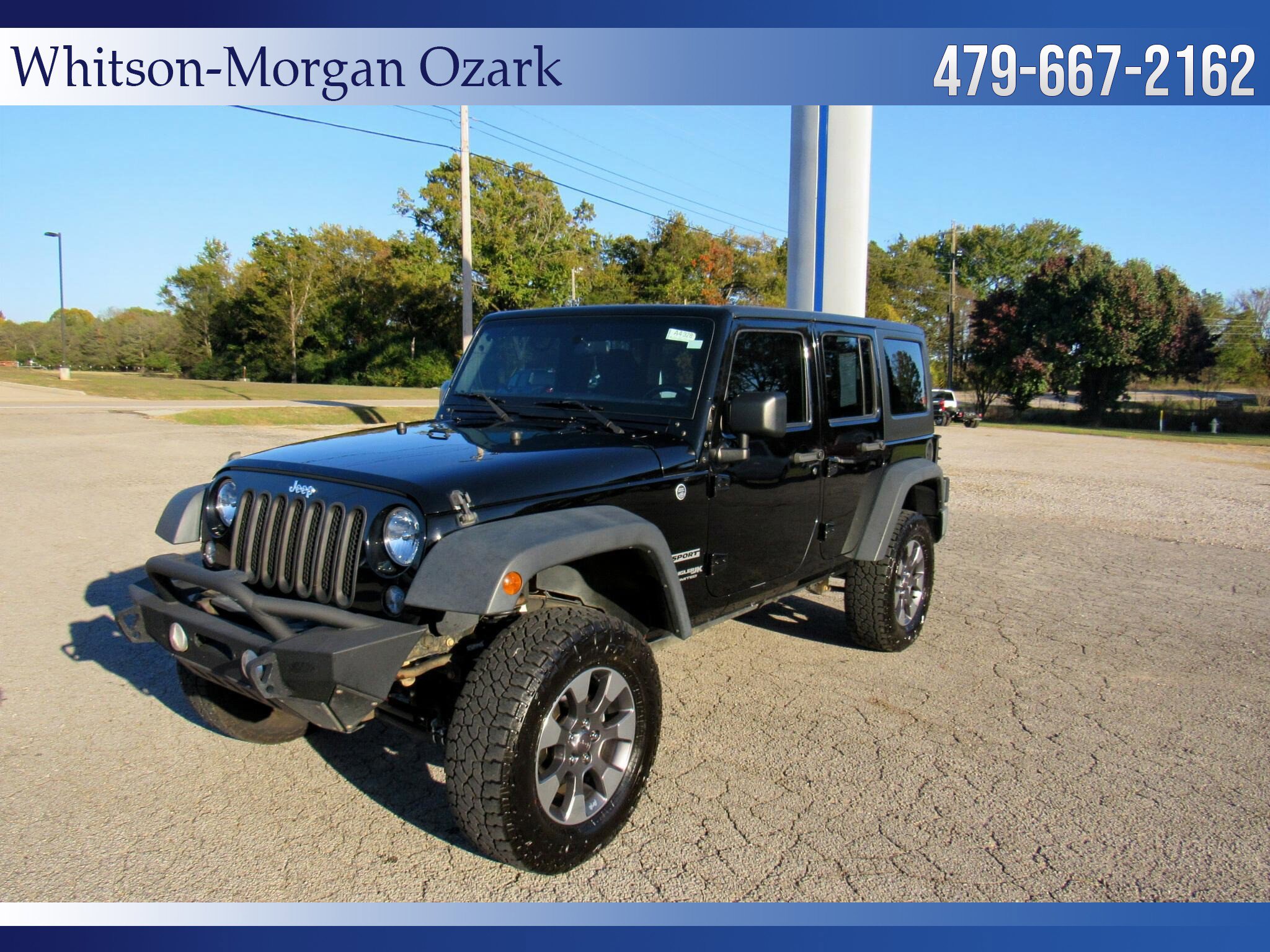 Used 2018 Jeep Wrangler Unlimited Sport w/ Connectivity Group AWD/4WD image 3