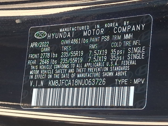 Certified 2022 Hyundai Tucson SEL AWD/4WD image 27