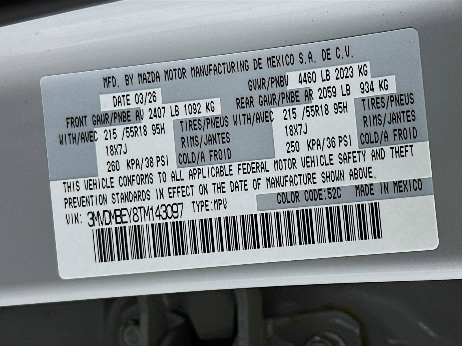 New 2026 MAZDA CX-30 2.5 Turbo w/ Premium Plus Pkg AWD/4WD image 33