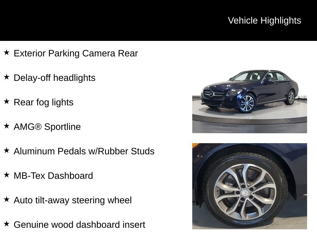 Used 2017 Mercedes-Benz C 300 4MATIC Sedan image 24