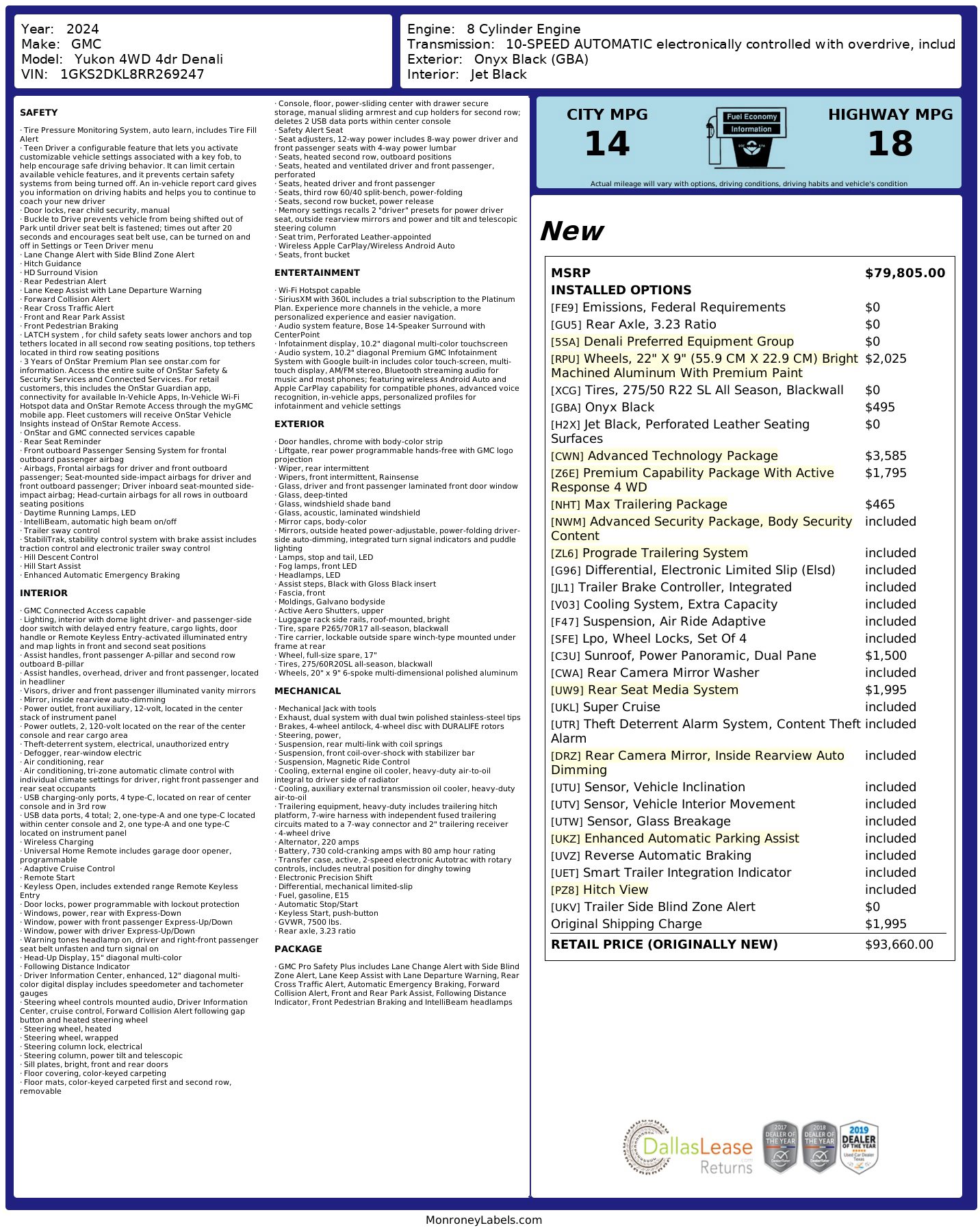 Used 2024 GMC Yukon Denali w/ Advanced Technology Package image 3