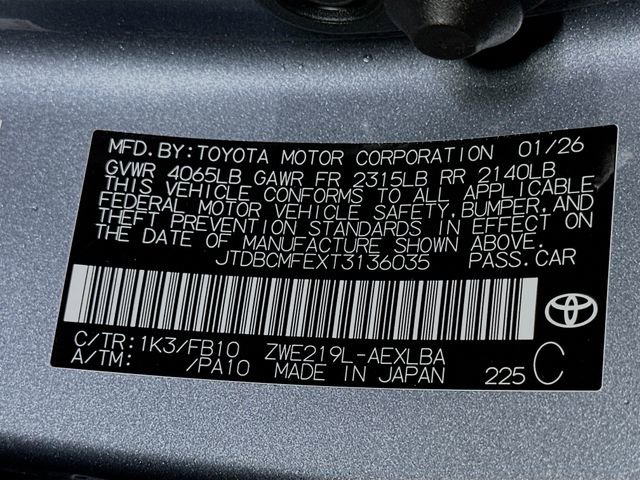 New 2026 Toyota Corolla LE image 17