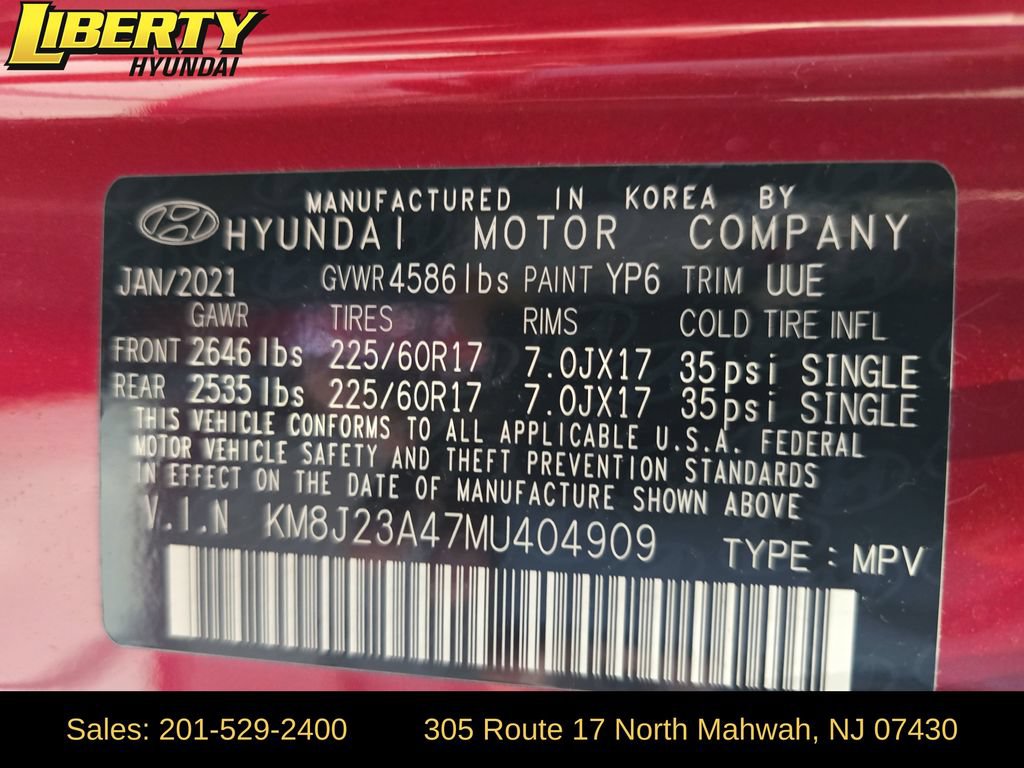 Used 2021 Hyundai Tucson SE FWD image 29