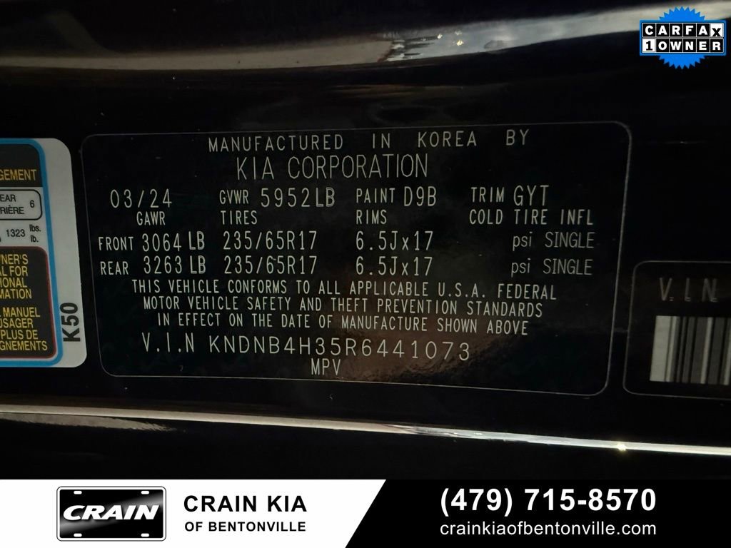 Certified 2024 Kia Carnival LX image 37