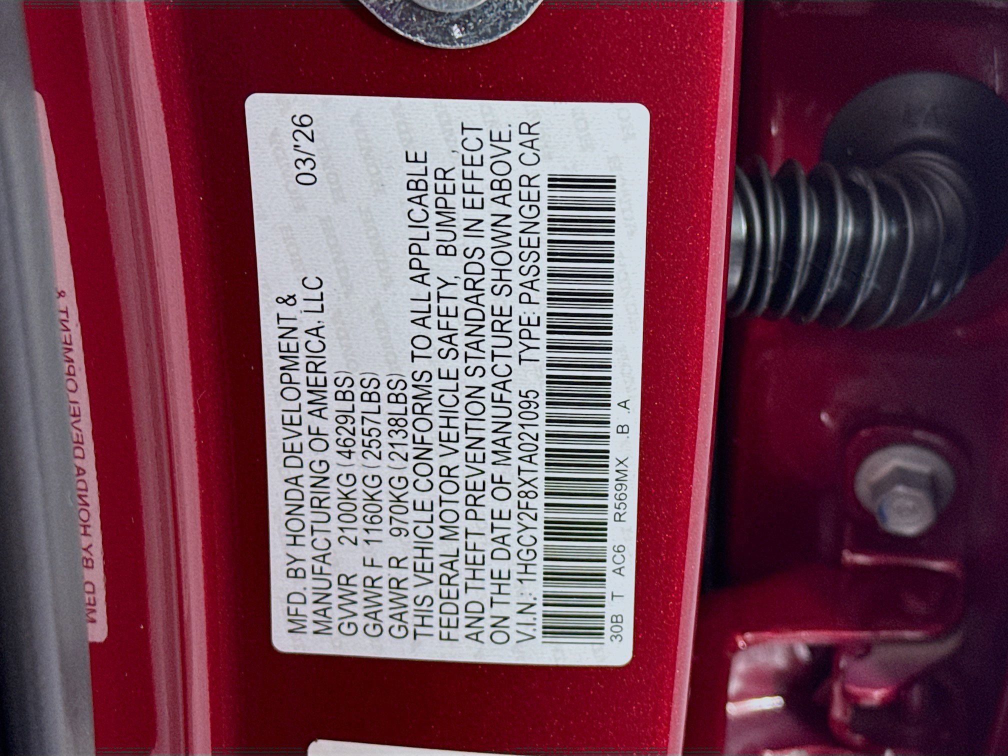 New 2026 Honda Accord Touring image 34