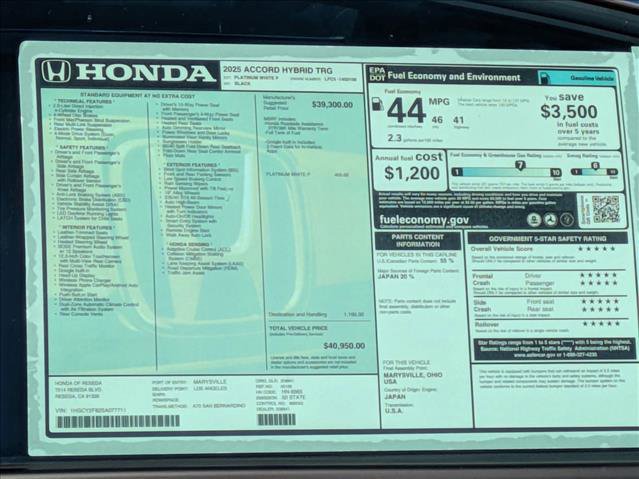 New 2025 Honda Accord Touring image 18