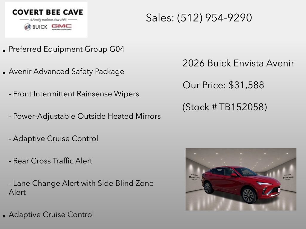 New 2026 Buick Envista Avenir FWD image 6