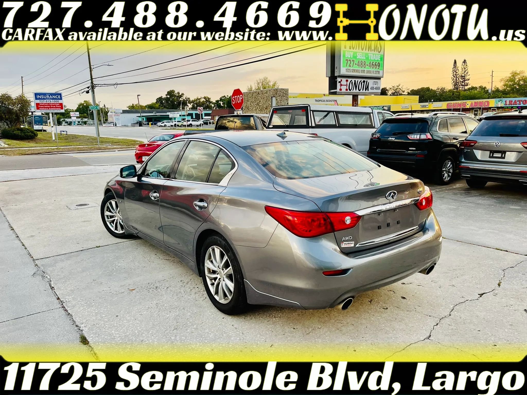 Used 2014 INFINITI Q50 Premium w/ Navigation Package AWD/4WD image 5