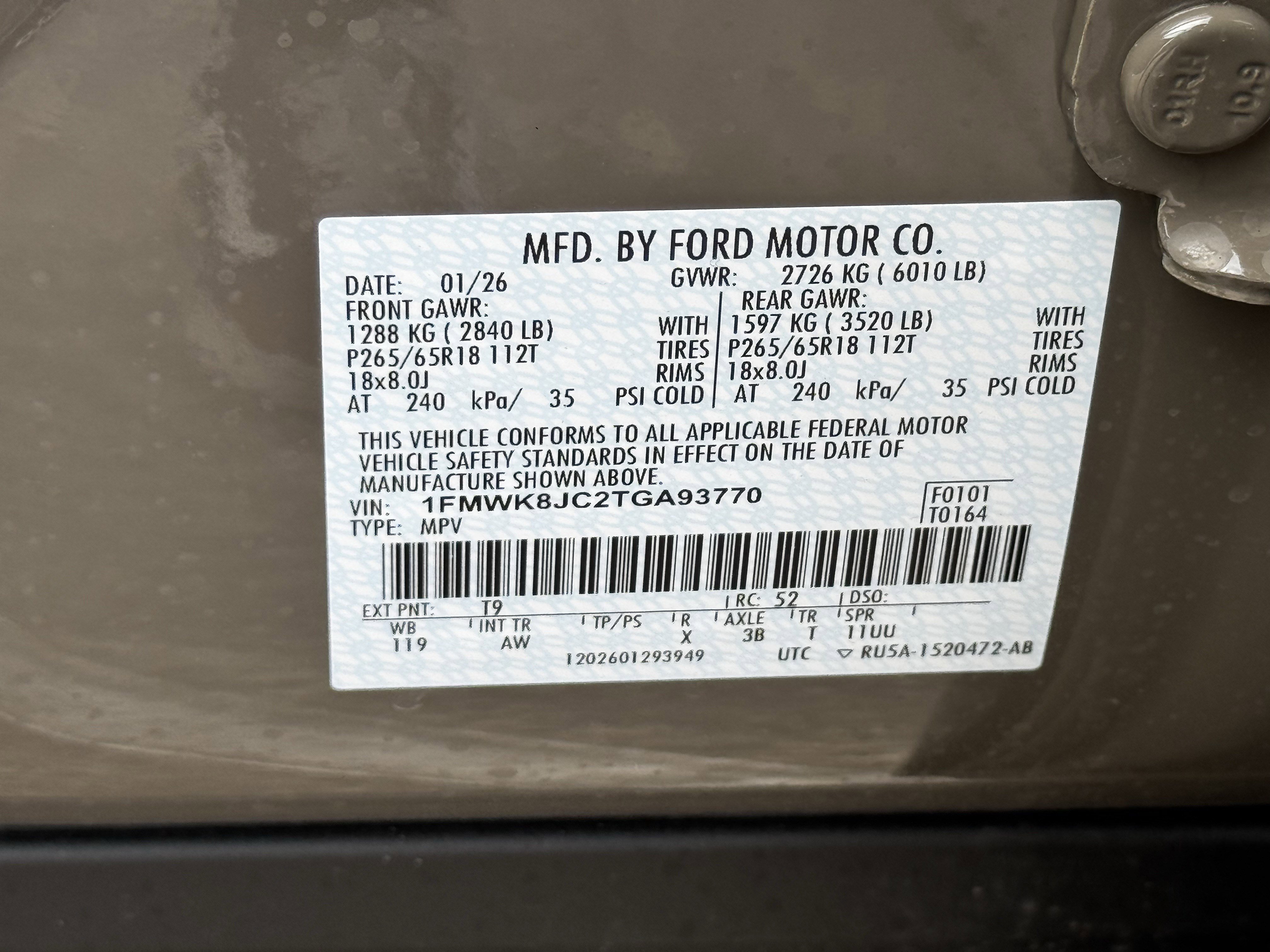 New 2026 Ford Explorer Tremor w/ Tremor Ultimate Package image 23