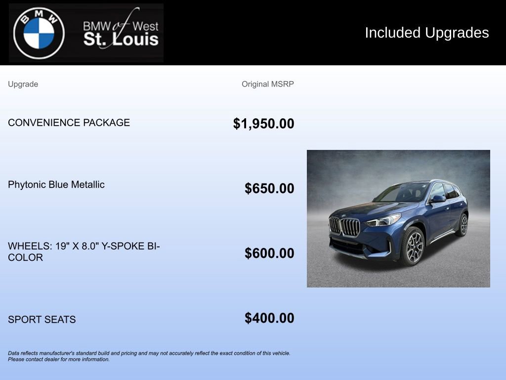 Certified 2025 BMW X1 xDrive28i w/ Convenience Package AWD/4WD image 20