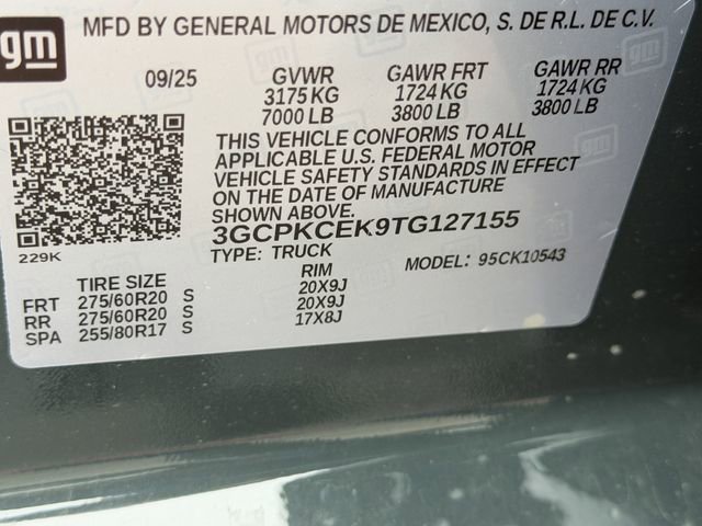 New 2026 Chevrolet Silverado 1500 Custom Trail Boss w/ Turbomax Blackout Package image 20