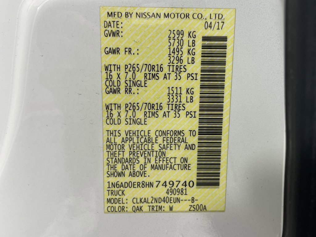 Used 2017 Nissan Frontier SV image 23