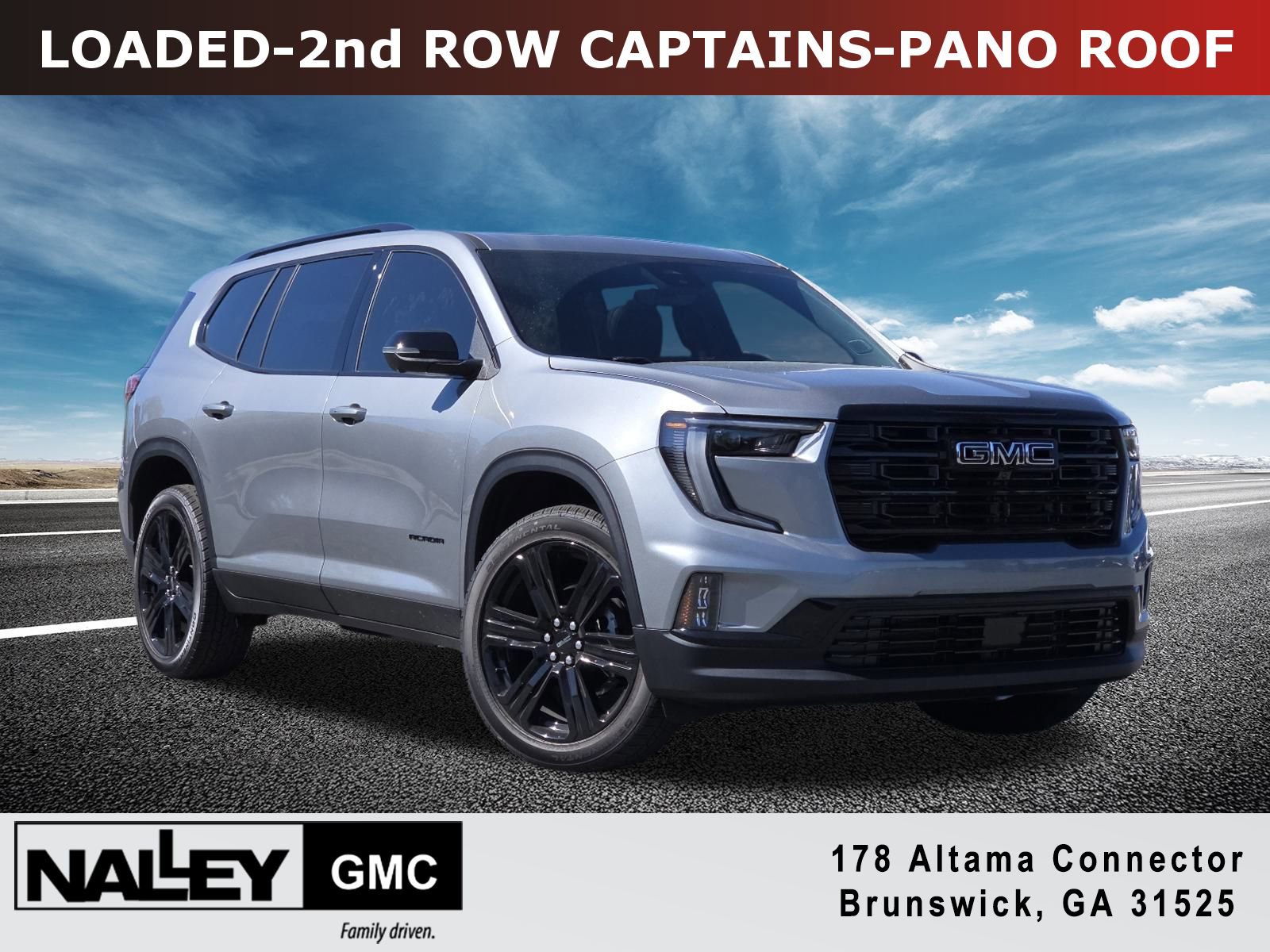 New 2026 GMC Acadia Elevation w/ Black Edition