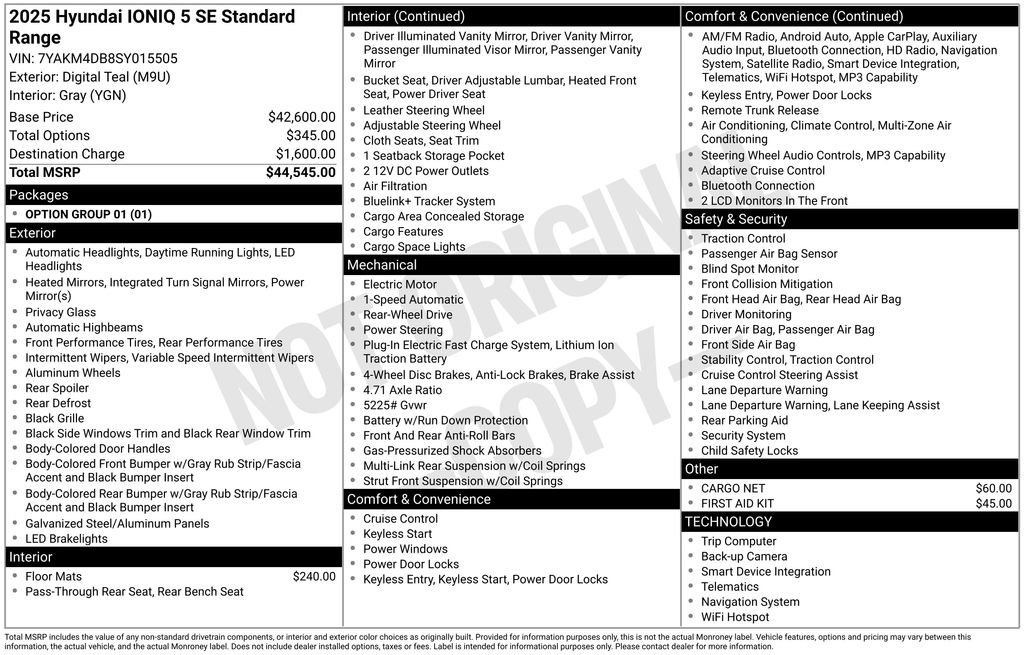 Used 2025 Hyundai Ioniq 5 SE image 62