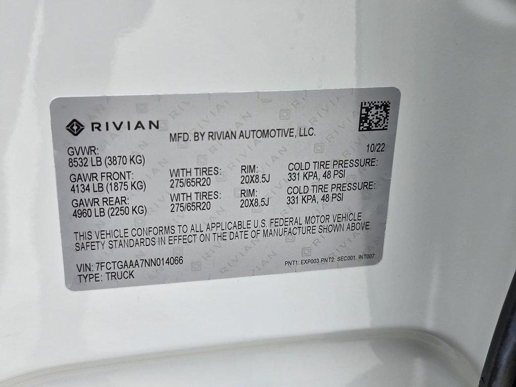 Used 2022 Rivian R1T Adventure AWD/4WD image 21