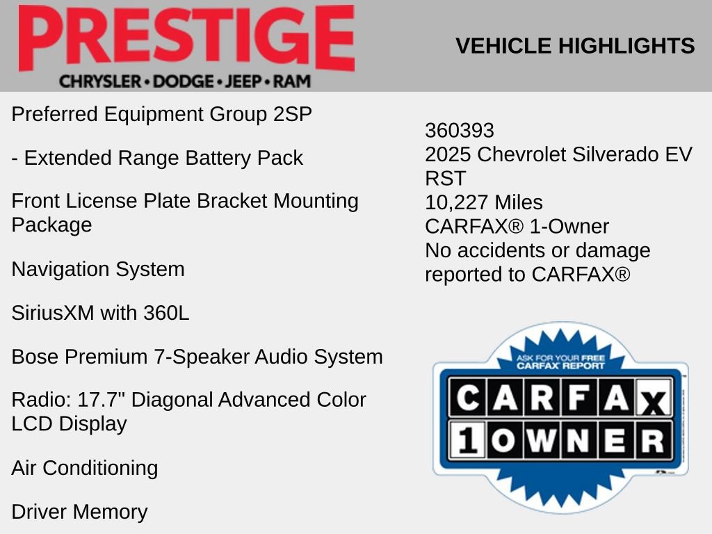 Used 2025 Chevrolet Silverado EV RST AWD/4WD video 2