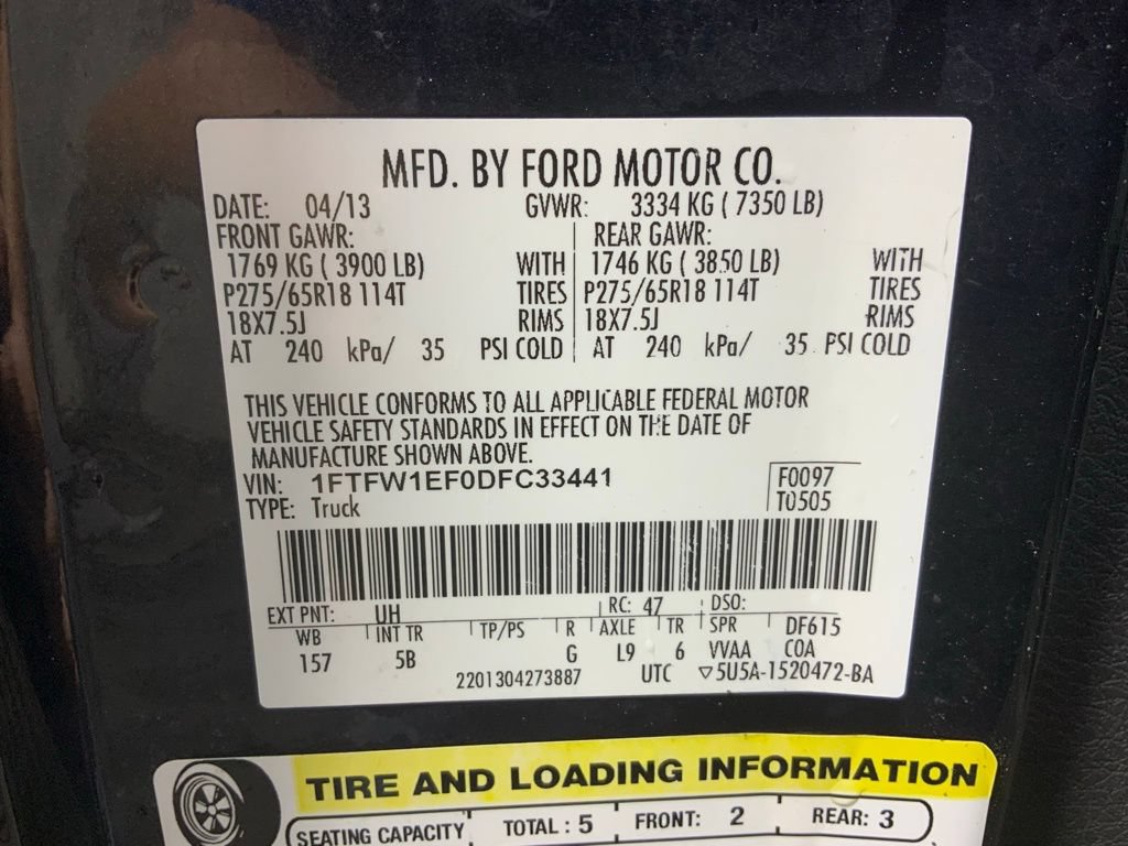Used 2013 Ford F150 FX4 w/ Luxury Equipment Group AWD/4WD image 37