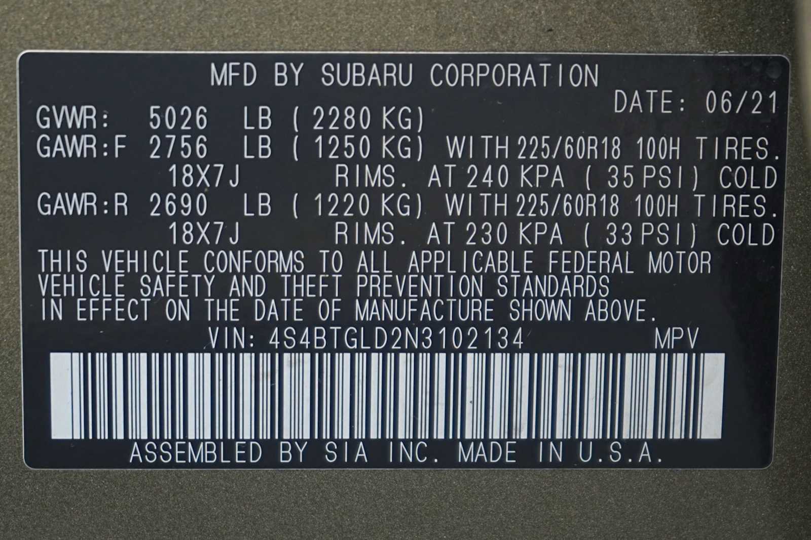 Used 2022 Subaru Outback Onyx Edition XT AWD/4WD image 30