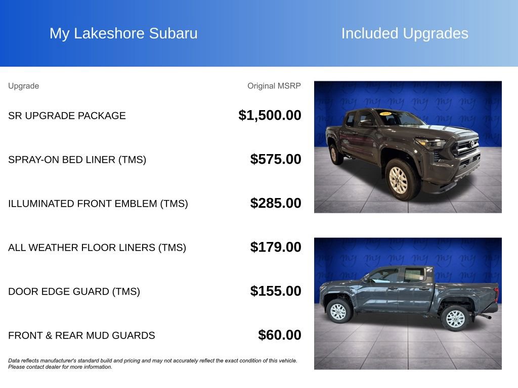 Used 2024 Toyota Tacoma SR w/ SR Upgrade Package image 8