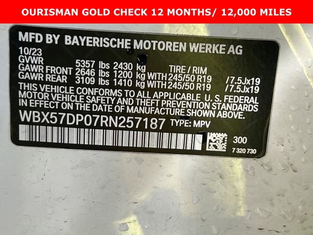 Used 2024 BMW X3 xDrive30i w/ Convenience Package w/ZPA AWD/4WD image 30