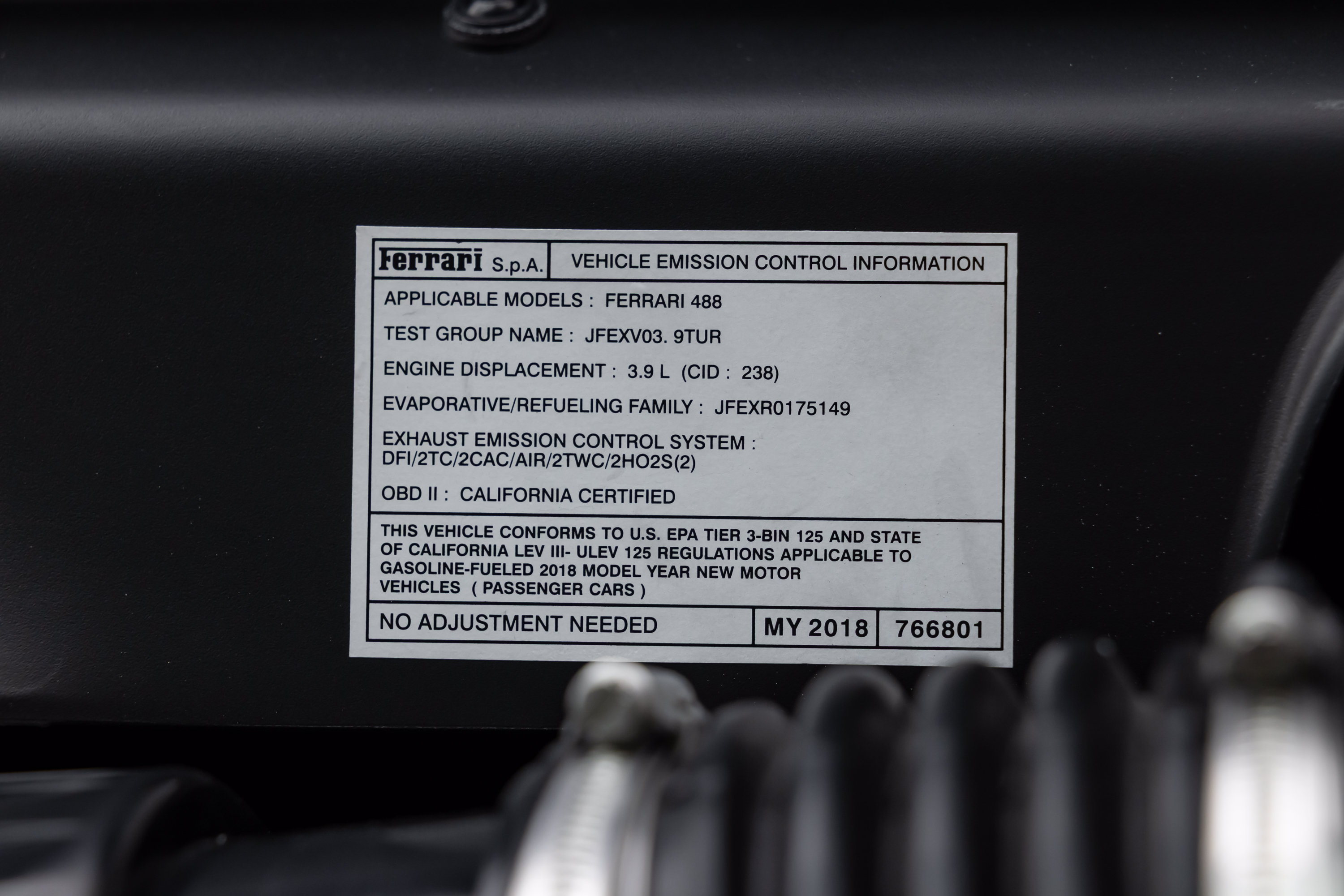 Certified 2018 Ferrari 488 GTB RWD image 81