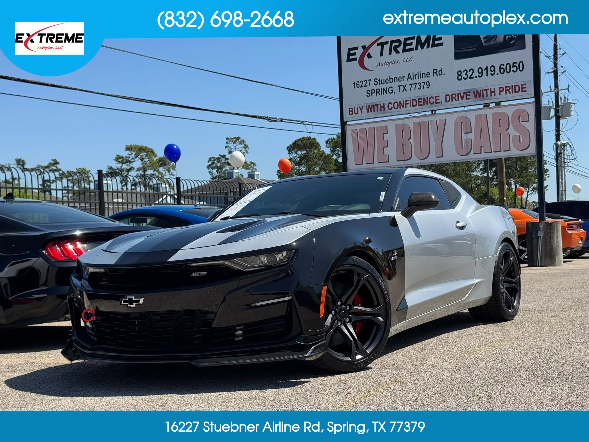 Used 2019 Chevrolet Camaro SS RWD image 1
