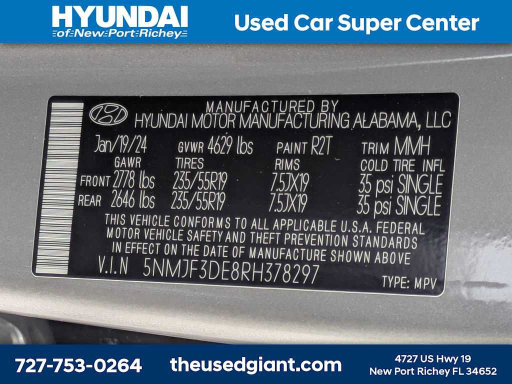 Certified 2024 Hyundai Tucson SEL w/ Convenience Package FWD image 40