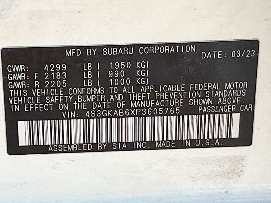 Used 2023 Subaru Impreza 2.0i AWD/4WD image 29