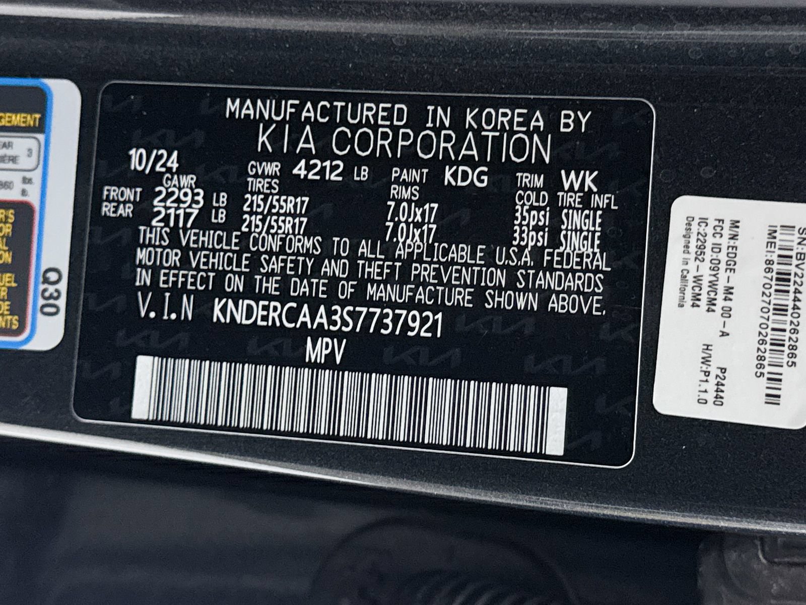 Certified 2025 Kia Seltos EX w/ EX Sunroof Package AWD/4WD image 38