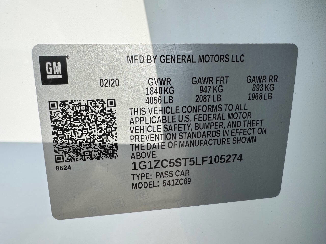 Used 2020 Chevrolet Malibu LS image 10