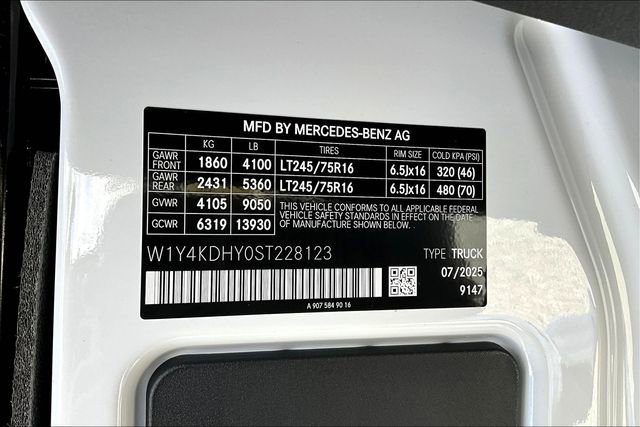New 2025 Mercedes-Benz Sprinter 2500 image 16