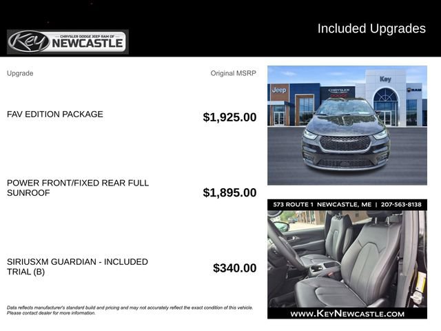 New 2025 Chrysler Pacifica Select w/ Fav Edition Package FWD image 3