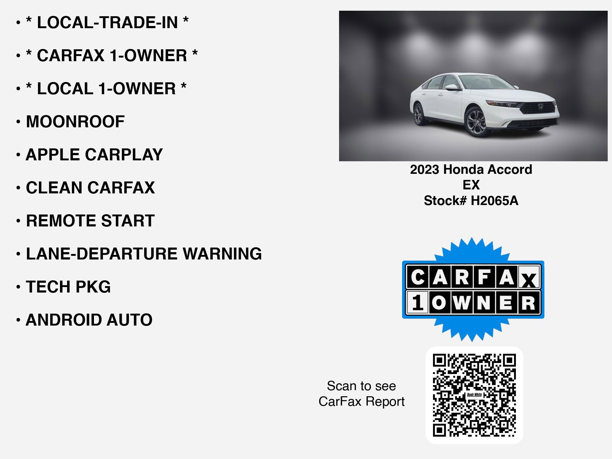 Used 2023 Honda Accord EX image 6