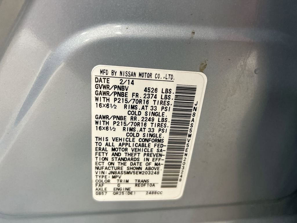 Used 2014 Nissan Rogue S image 26