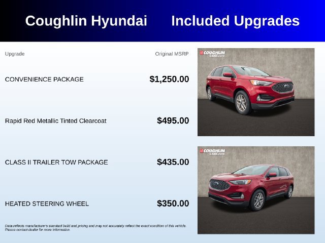 Used 2023 Ford Edge SEL w/ Convenience Package AWD/4WD image 3