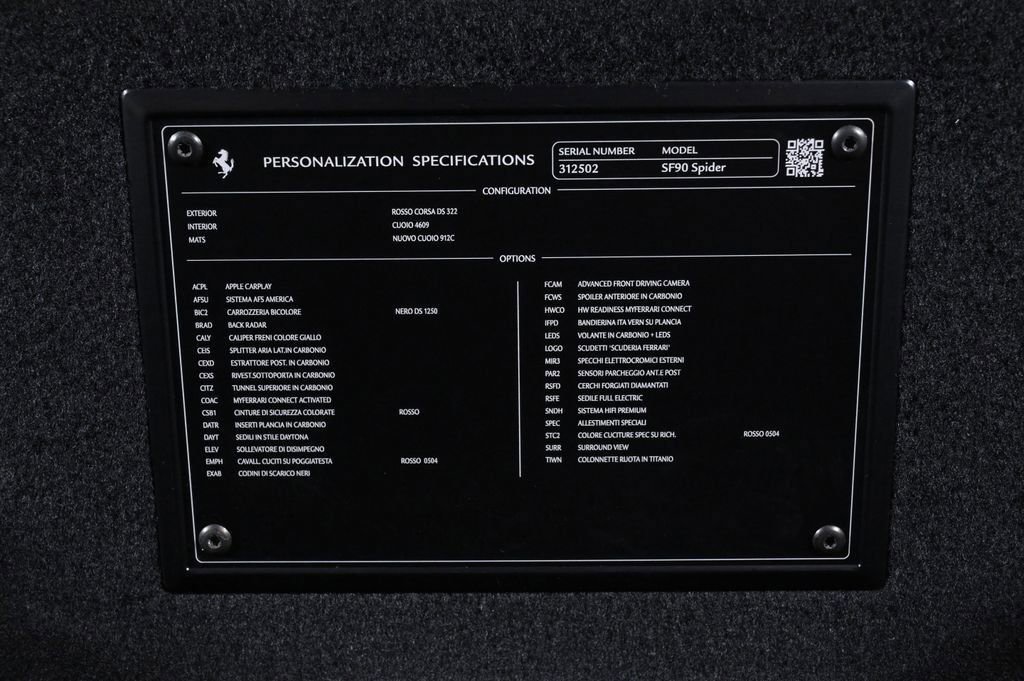 Certified 2025 Ferrari SF90 Spider AWD/4WD image 29