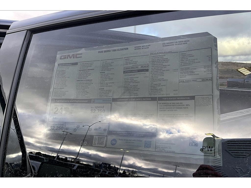 New 2026 GMC Sierra 1500 Elevation w/ Elevation Premium Package image 14